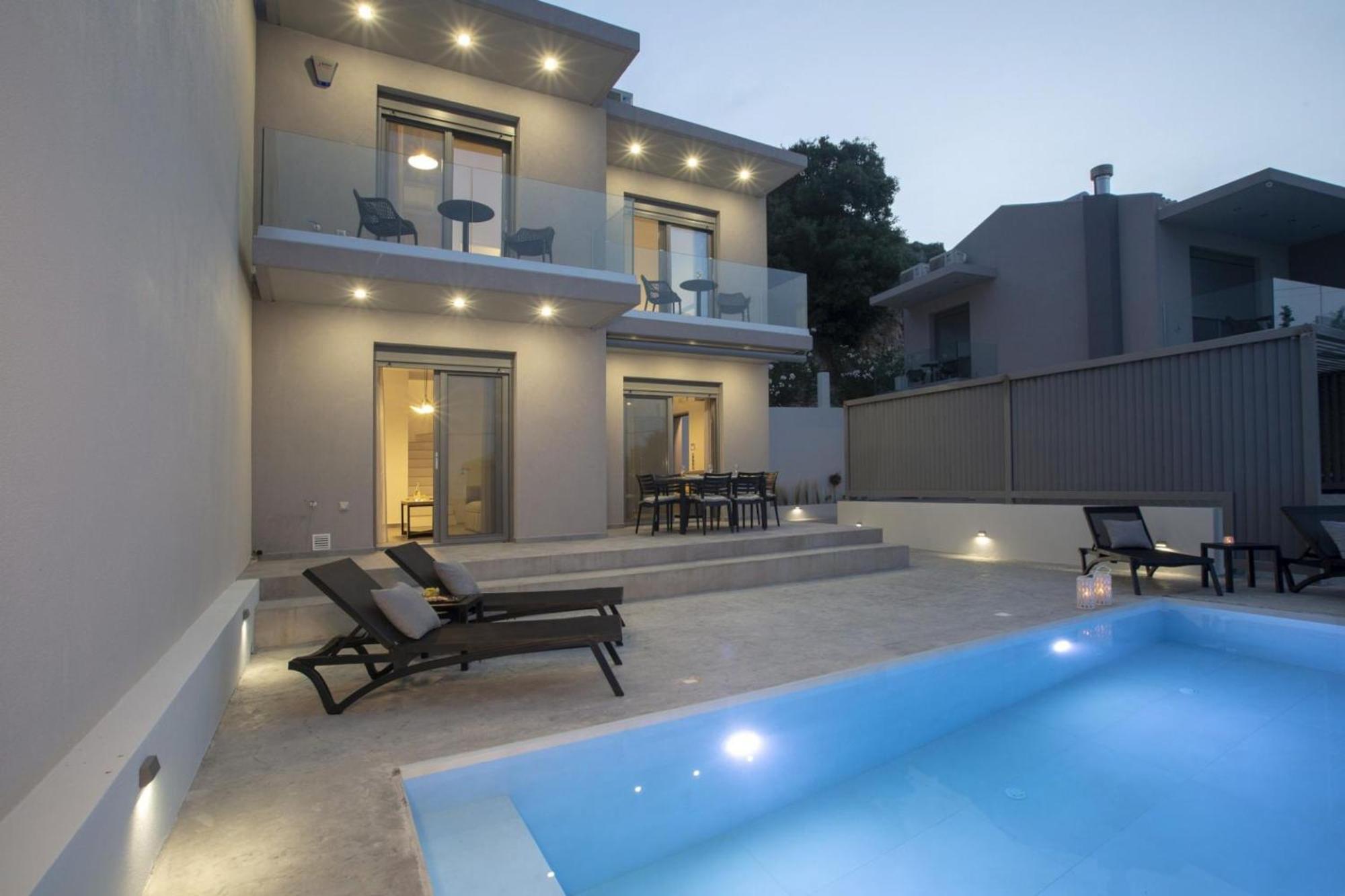 Aloft Luxury Villas Lefkada - Heated Pool Απόλπαινα Εξωτερικό φωτογραφία