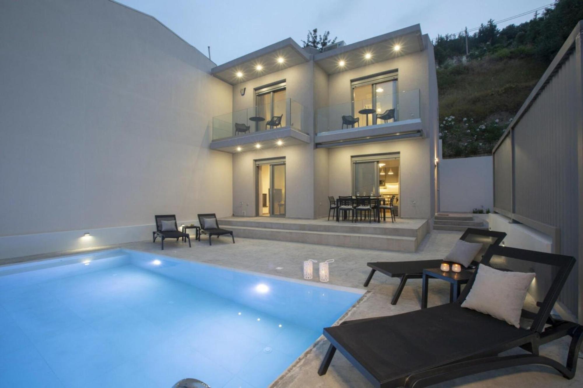 Aloft Luxury Villas Lefkada - Heated Pool Απόλπαινα Εξωτερικό φωτογραφία