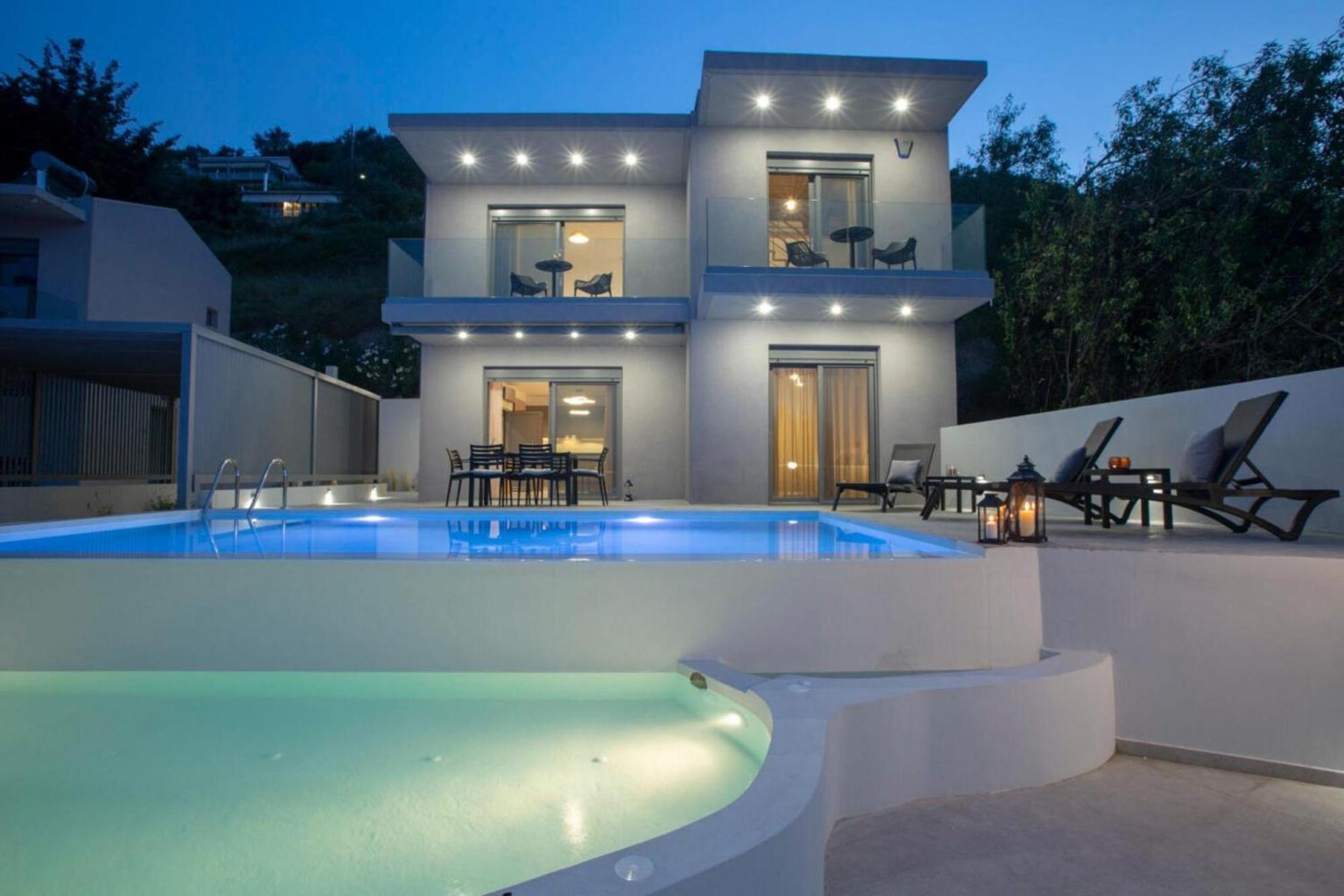 Aloft Luxury Villas Lefkada - Heated Pool Απόλπαινα Εξωτερικό φωτογραφία